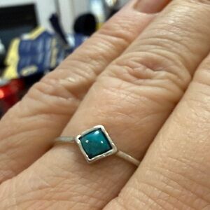 Silver Ring with Turquoise Stone